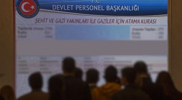 333 şehit yakını, gazi ve gazi yakınlarının ataması yapıldı