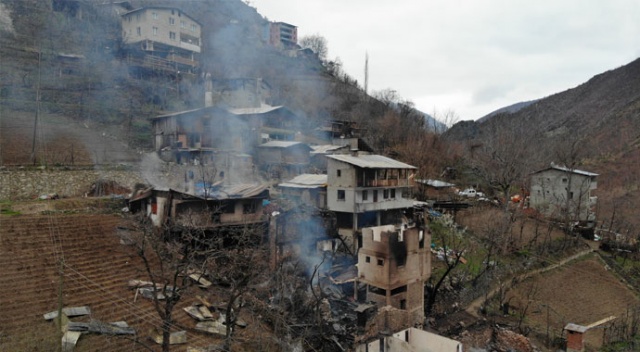 Artvin'deki yangının boyutu gün ağarınca ortaya çıktı