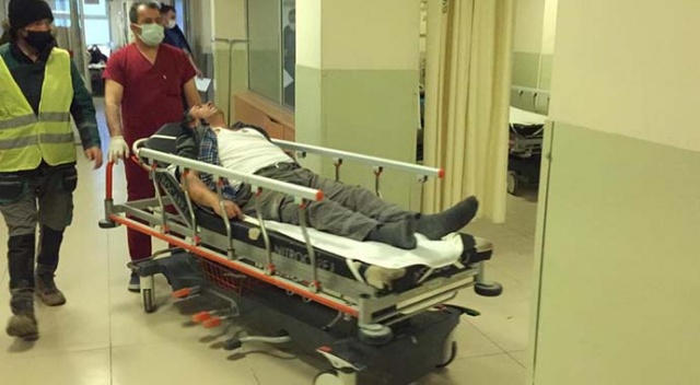 Çalışırken kendisini hastanede buldu Çalışırken kendisini hastanede buldu