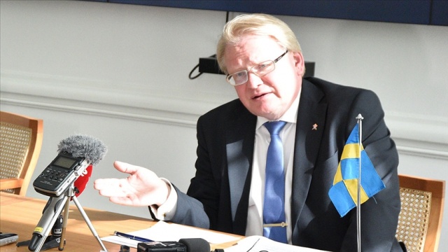 İsveç Savunma Bakanı Hultqvist&#039;ten terör örgütü YPG/PKK&#039;ya destek