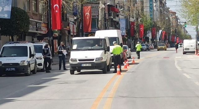 Malatya'da kısıtlamayı ihlal eden 104 kişiye 93 bin lira ceza