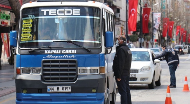 Malatyalılar kısıtlamalara uyuyor Malatyalılar kısıtlamalara uyuyor
