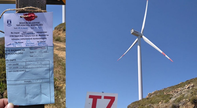 Rüzgar türbinleri de kaçak çıktı Rüzgar türbinleri de kaçak çıktı
