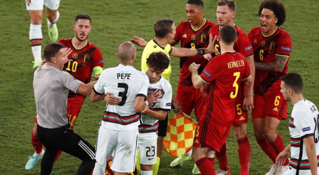 Çeyrek final yolunda Belçika'ya 1 gol yetti Çeyrek final yolunda Belçika'ya 1 gol yetti