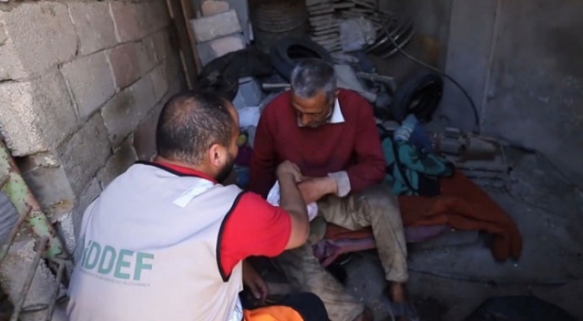 Kurban'da da Gazze'ye yardım çalışmaları devam ediyor Kurban'da da Gazze'ye yardım çalışmaları devam ediyor