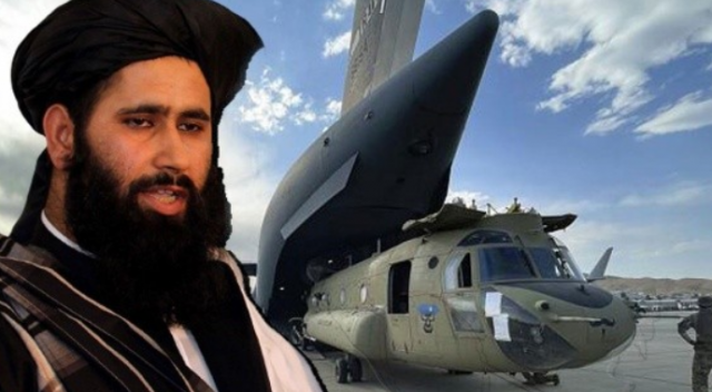 ABD Afganistan'dan çekildi! Taliban'dan zafer açıklaması geldi ABD Afganistan'dan çekildi! Taliban'dan zafer açıklaması geldi