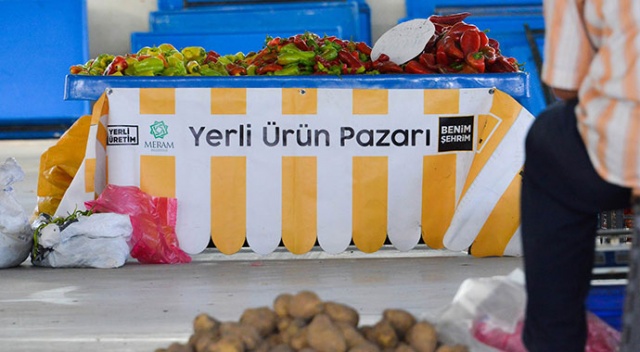 Meram’ın Yerli Ürün Pazarı doğal ürün almak isteyenlerin yeni adresi oldu