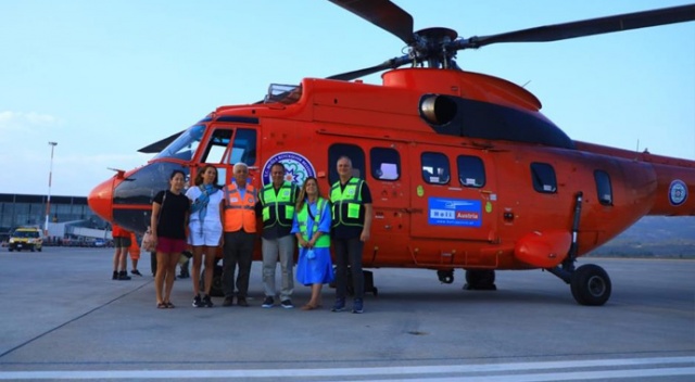 Muğla Belediyesi yangın söndürme helikopteri getirtti Muğla Belediyesi yangın söndürme helikopteri getirtti