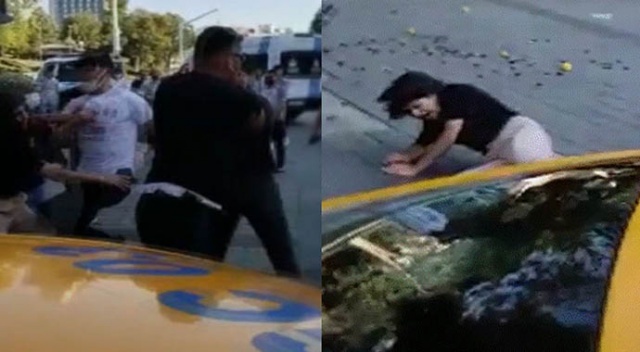 Taksim'de bir kadına uçan tekme atan zabıta kovuldu Taksim'de bir kadına uçan tekme atan zabıta kovuldu