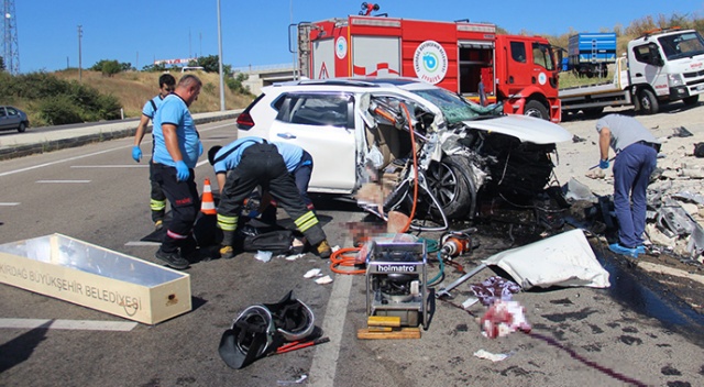 Tekirdağ’da feci kaza: 3 ölü, 1 ağır yaralı