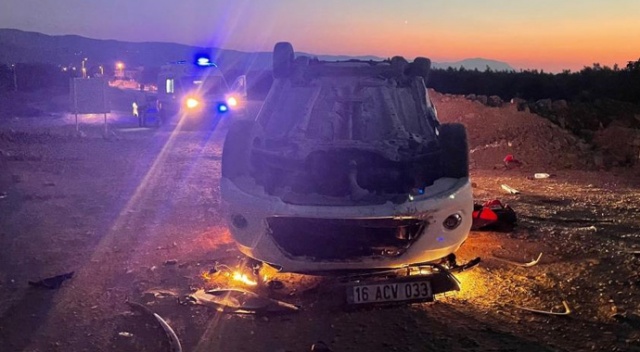 Yol yapım çalışma alanına uçtu, yaralandı Yol yapım çalışma alanına uçtu, yaralandı