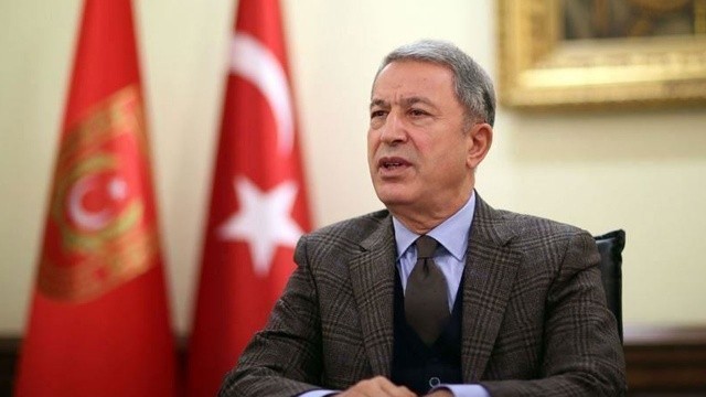 Bakan Akar: Terörist neredeyse hedefimiz orası Bakan Akar: Terörist neredeyse hedefimiz orası