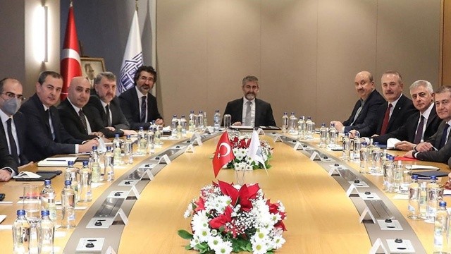 Ekonomide kritik toplantı: Bakan Nebati, Türkiye Bankalar Birliği ile görüştü Ekonomide kritik toplantı: Bakan Nebati, Türkiye Bankalar Birliği ile görüştü