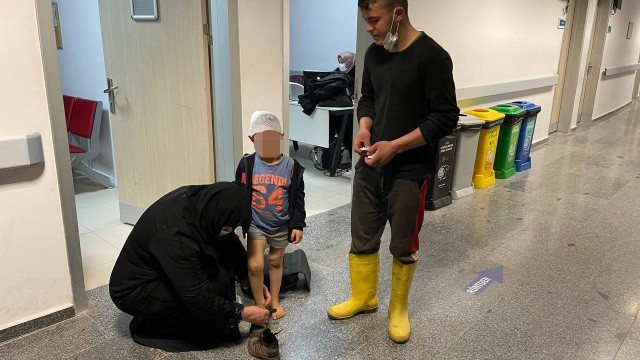 Sokak köpekleri, 6 yaşındaki çocuğa saldırdı