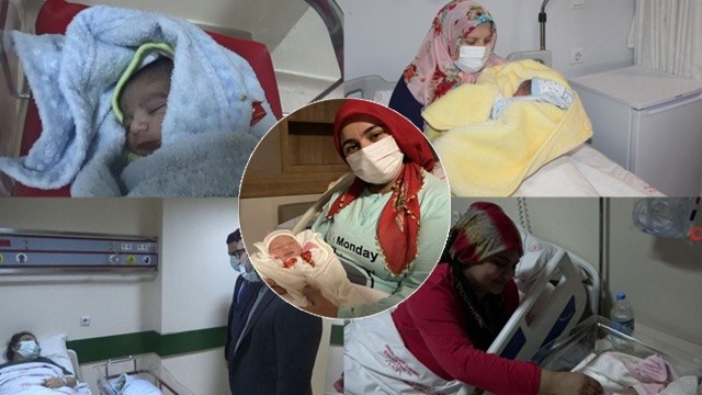 Yeni yılın ilk bebekleri dünyaya geldi Yeni yılın ilk bebekleri dünyaya geldi