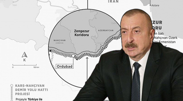 Aliyev 'Zengezur' planını duyurdu: Elektrikten de para kazanacağız Aliyev 'Zengezur' planını duyurdu: Elektrikten de para kazanacağız