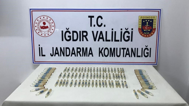 Iğdır&#039;a kaçak getirilen 92 tüp yılan zehrine el konuldu