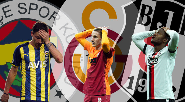 Süper Lig’de 34 yıl sonra bir ilk: 3 büyükler aynı anda ilk kez zirveden uzak Süper Lig’de 34 yıl sonra bir ilk: 3 büyükler aynı anda ilk kez zirveden uzak