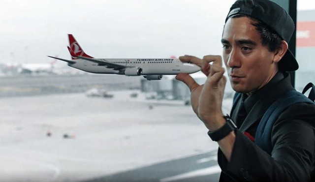 Yeni reklam yayında... Zach King THY&#039;yi uçuracak