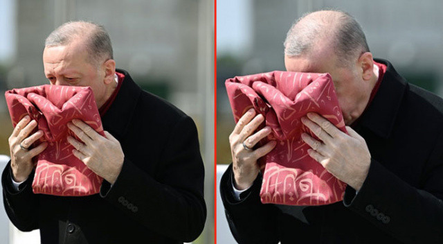 129 yıl sonra Çanakkale’de! Cumhurbaşkanı Erdoğan Osmanlı sancağını öpüp başına götürdü 129 yıl sonra Çanakkale’de! Cumhurbaşkanı Erdoğan Osmanlı sancağını öpüp başına götürdü
