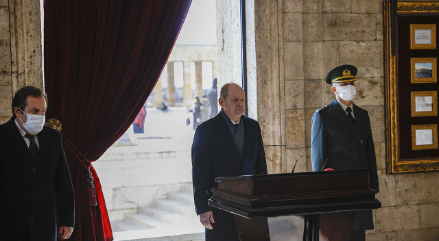 Almanya Başbakanı Scholz Ankara'da Almanya Başbakanı Scholz Ankara'da