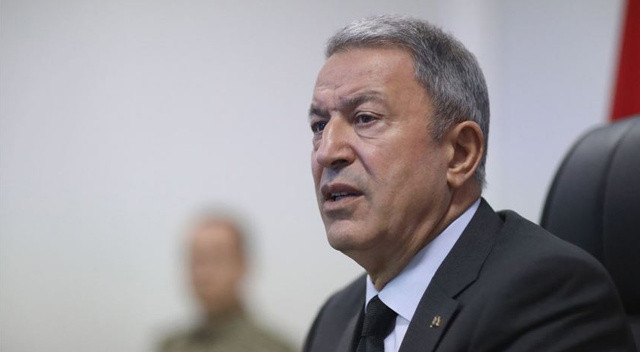 Bakan Akar'dan mayın açıklaması: Teyakkuz halindeyiz Bakan Akar'dan mayın açıklaması: Teyakkuz halindeyiz