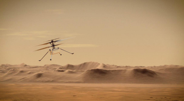 NASA'dan 'başarı' hikayesi: Mars'ta 21'inci uçuş NASA'dan 'başarı' hikayesi: Mars'ta 21'inci uçuş