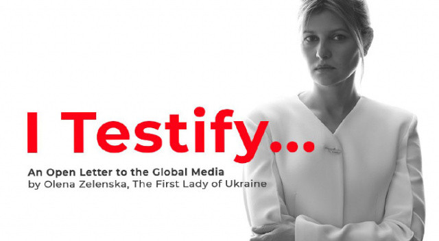 Ukrayna First Lady&#039;sinden dünyaya açık mektup!