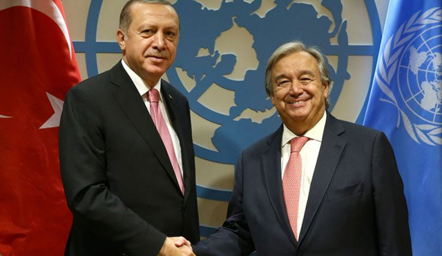 Erdoğan, pazartesi günü Guterres'i kabul edecek Erdoğan, pazartesi günü Guterres'i kabul edecek