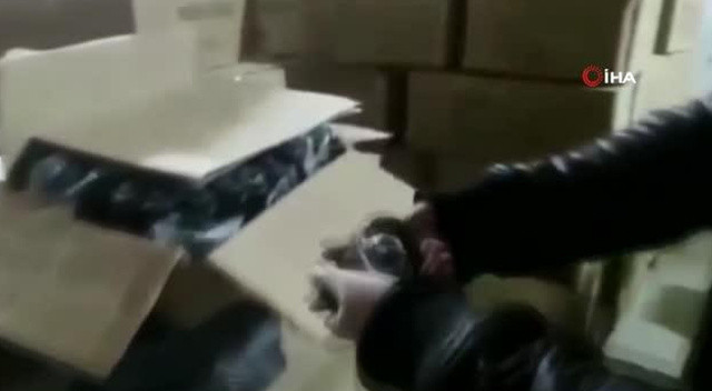 Piyasa değeri 10 milyon lirayı bulan sahte parfüm ele geçirildi