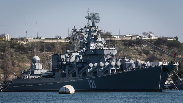 Rusya duyurdu; Moskova kruvazörü battı Rusya duyurdu; Moskova kruvazörü battı