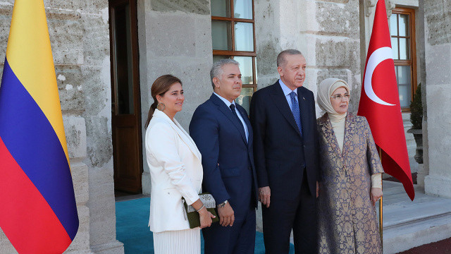 Erdoğan: Hedefimiz Kolombiya ile ticaret hacmini 5 milyar dolara çıkarmak Erdoğan: Hedefimiz Kolombiya ile ticaret hacmini 5 milyar dolara çıkarmak