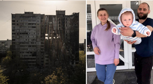 5 aylık oğlu ve eşi Rus bombardımanında öldü! Adalet istiyor 5 aylık oğlu ve eşi Rus bombardımanında öldü! Adalet istiyor