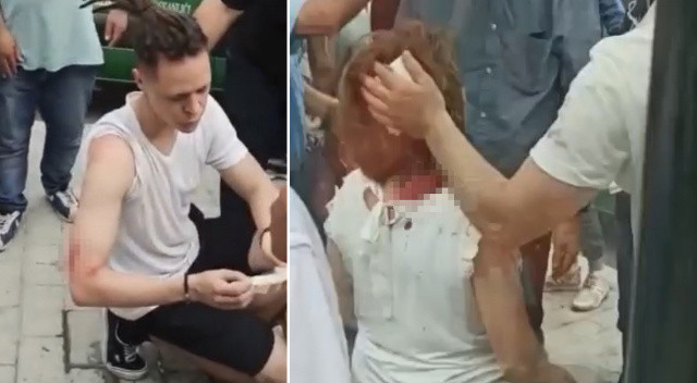 Beyoğlu’nda yola devrilen ağaç 2’si turist 3 kişiyi yaraladı Beyoğlu’nda yola devrilen ağaç 2’si turist 3 kişiyi yaraladı