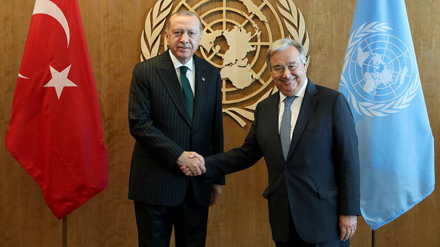 Erdoğan'dan kritik telefon, BM Genel Sekreteri Guterres'i aradı Erdoğan'dan kritik telefon, BM Genel Sekreteri Guterres'i aradı