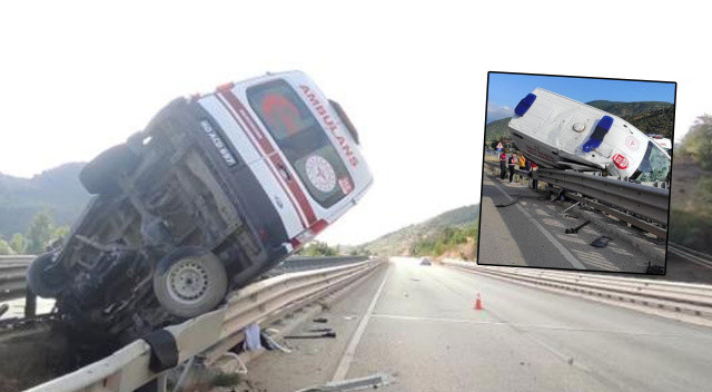 Hastane yolunda korkunç kaza! Hasta öldü, 3 yaralı