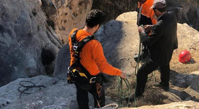Karabük'te 14 kişi kanyonda mahsur kaldı Karabük'te 14 kişi kanyonda mahsur kaldı