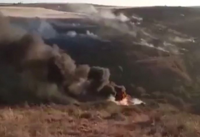 Yangınlara teslim olan İspanya’da yangın söndürme helikopteri düştü
