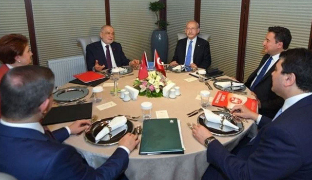 Altılı Masa'nın 6. toplantısı bugün Altılı Masa'nın 6. toplantısı bugün