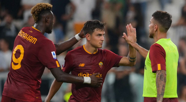 AS Roma Juventus deplasmanında Dybala&#039;nın asistiyle yenilgiden kurtuldu