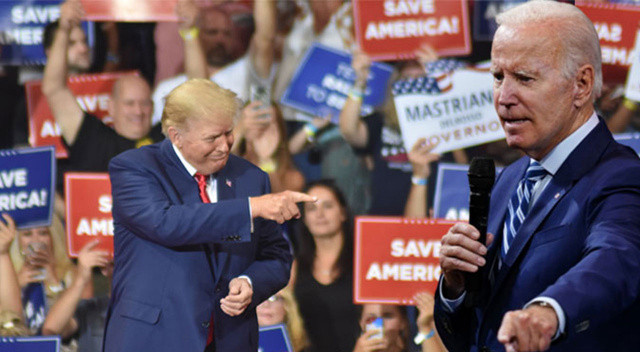 ABD'de seçim kavgası başladı... Trump'tan Biden'a sert sözler: Devlet düşmanısın ABD'de seçim kavgası başladı... Trump'tan Biden'a sert sözler: Devlet düşmanısın