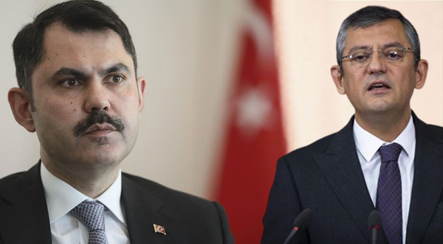 Bakan Kurum'dan CHP'li Özgür Özel'e cevap: Millete parmak sallamayı bırakın Bakan Kurum'dan CHP'li Özgür Özel'e cevap: Millete parmak sallamayı bırakın