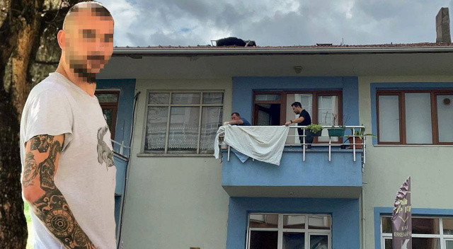 Balkona çıkan genç, bileklerini keserek intihar etti