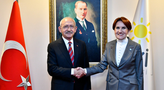 CHP lideri Kılıçdaroğlu, İYİ Parti lideri Akşener ile bir araya geldi CHP lideri Kılıçdaroğlu, İYİ Parti lideri Akşener ile bir araya geldi