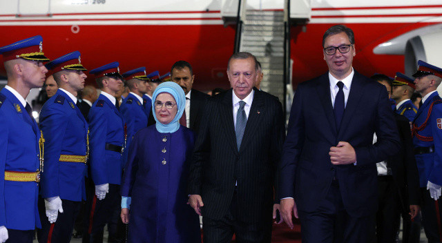 Cumhurbaşkanı Erdoğan, Balkan turundaki ikinci durağı Sırbistan&#039;da