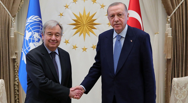 Erdoğan, BM Genel Sekreteri Guterres ile bir araya geldi Erdoğan, BM Genel Sekreteri Guterres ile bir araya geldi