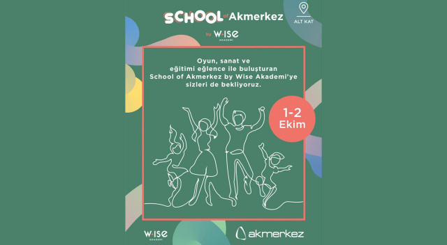 School Of Akmerkez By Wise Akademi kapılarını açıyor School Of Akmerkez By Wise Akademi kapılarını açıyor