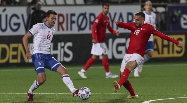 Son Dakika I A Milli Takım Faroe Adaları&#039;na 2-1 mağlup oldu! 50 bin nüfuslu ülke tarih yazdı!