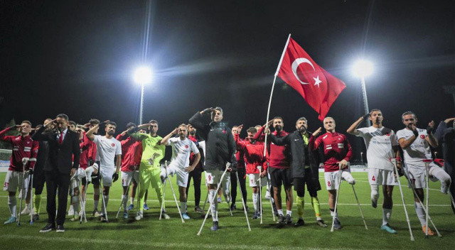 Ampute Futbol Milli Takımı, Liberya&#039;yı 5-0 yenerek Dünya Kupası&#039;nda son 16&#039;ya kaldı