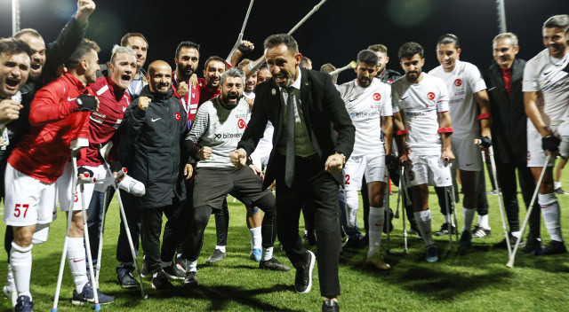 Ampute Futbol Milli Takımı yarı finalde, final öncesi son engel Özbekistan